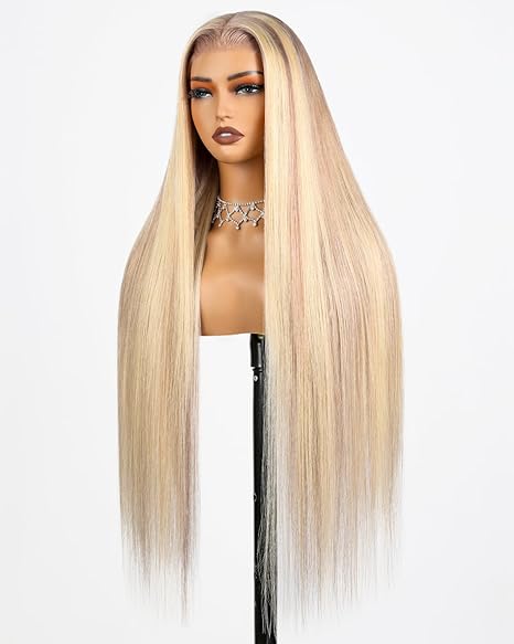 Human Hair Wig – 6x5 Glueless Lace Closure, Straight, Pre-Plucked & Pre-Cut, 220% Density