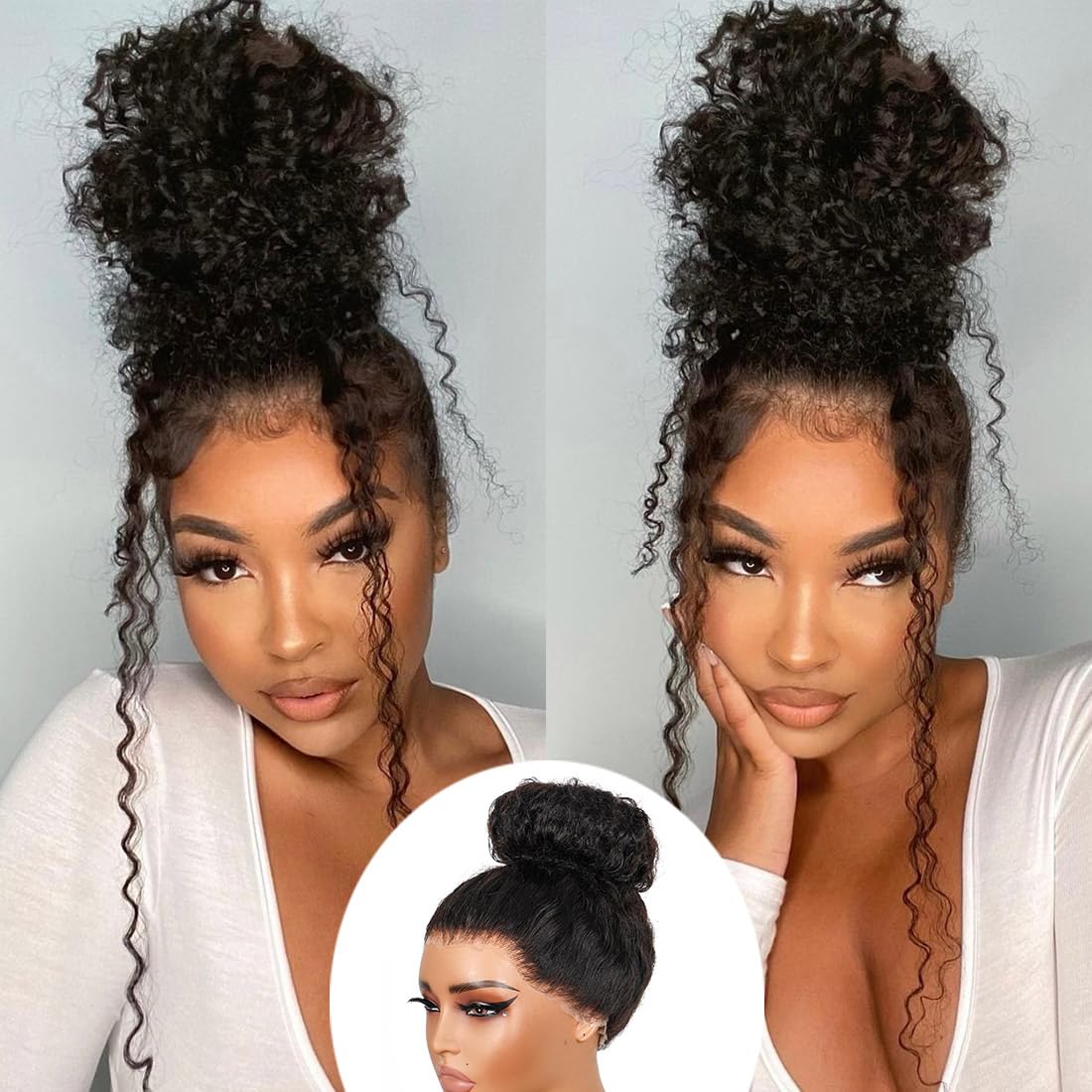360 Full Lace Human Hair Wig with Hidden Strap – Deep Wave HD Lace, Pre-Plucked