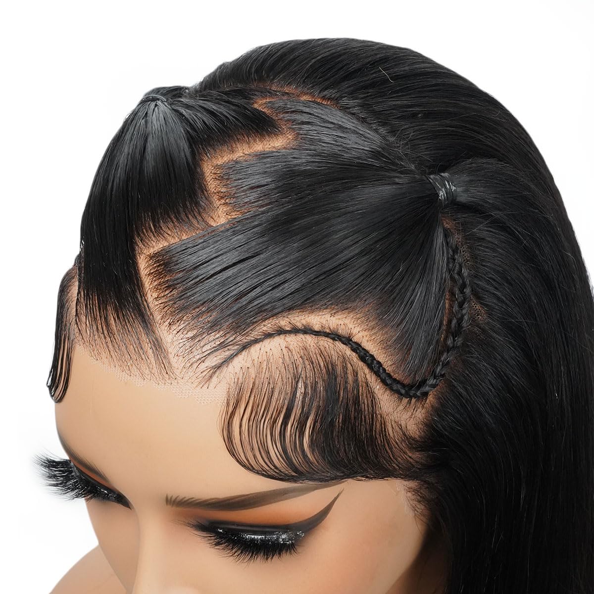 Glueless 13x4 Lace Front Bob Wig – Short Straight Human Hair, Pre-Plucked & Pre-Cut, 200% Density
