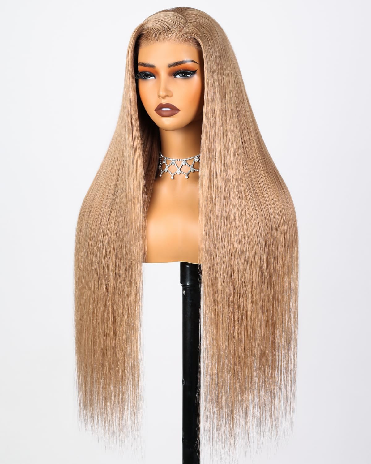 Human Hair Wig – 6x5 Glueless Lace Closure, Straight, Pre-Plucked & Pre-Cut, 220% Density