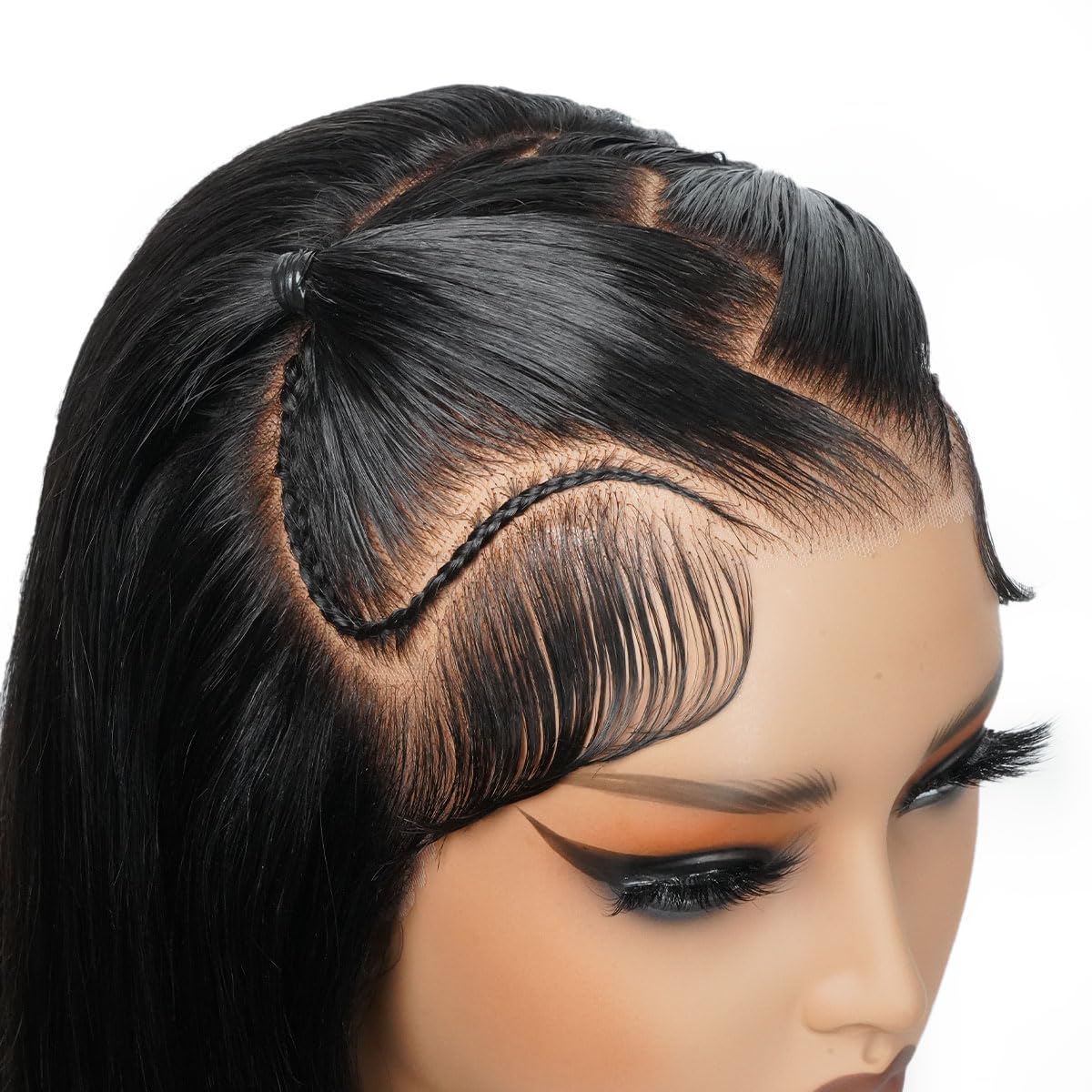 Glueless 13x4 Lace Front Bob Wig – Short Straight Human Hair, Pre-Plucked & Pre-Cut, 200% Density