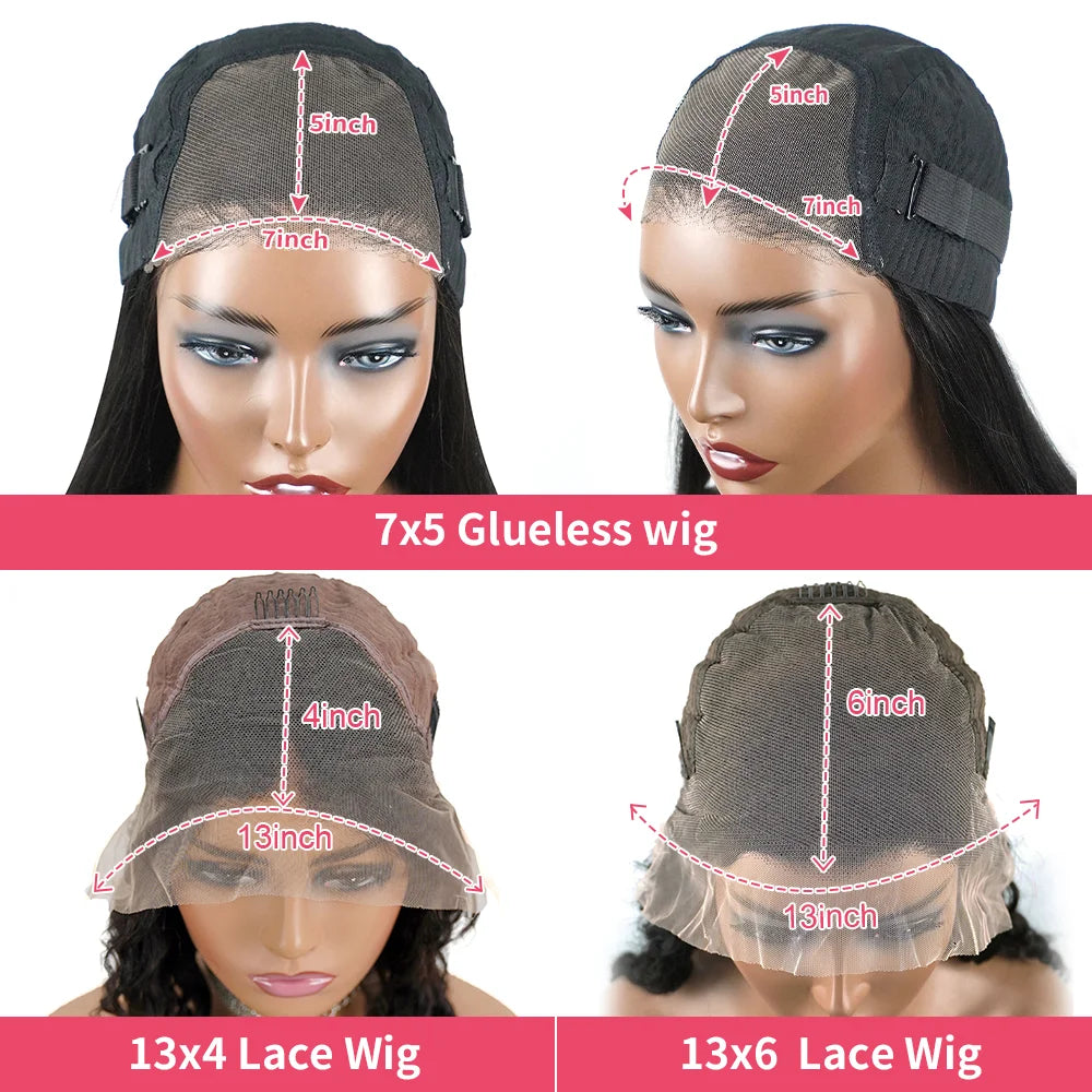 250% Kinky Straight HD Lace Wig – 13x6 Glueless Yaki Human Hair