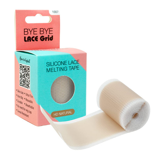 Fake Scalp Tape – HD Lace Knot Eraser, Silicone Melting Tape, Breathable, Reusable, Ultra-Thin (Natural)