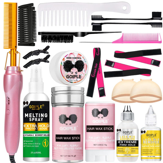 Electric Hot Comb Hair Straightener – Ceramic Pressing for Wigs