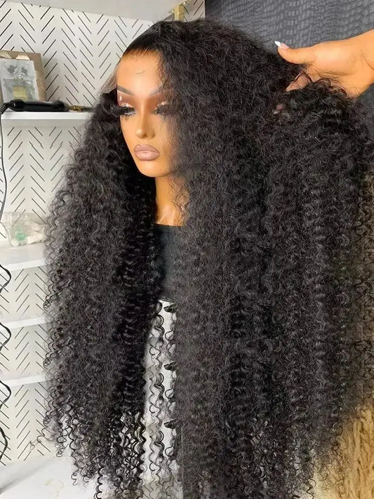 250 Density Deep Wave Lace Front Wig 13x6 HD Human Hair Wig